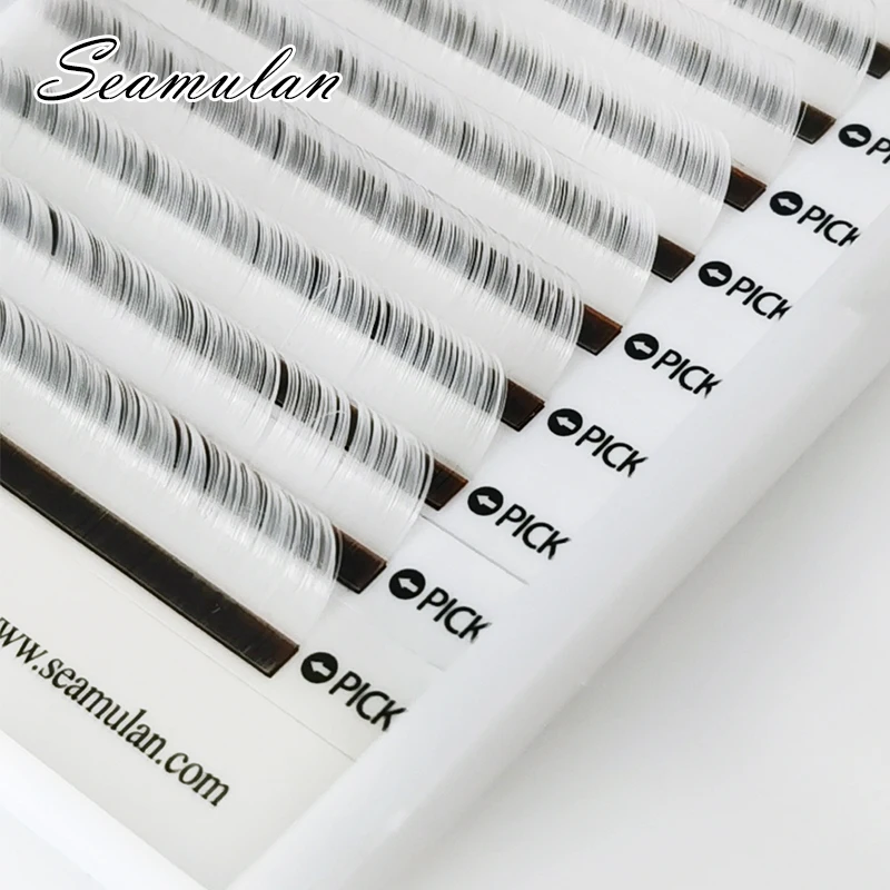 False Individual Eyelash Extension Silk Russian Volume Lashes