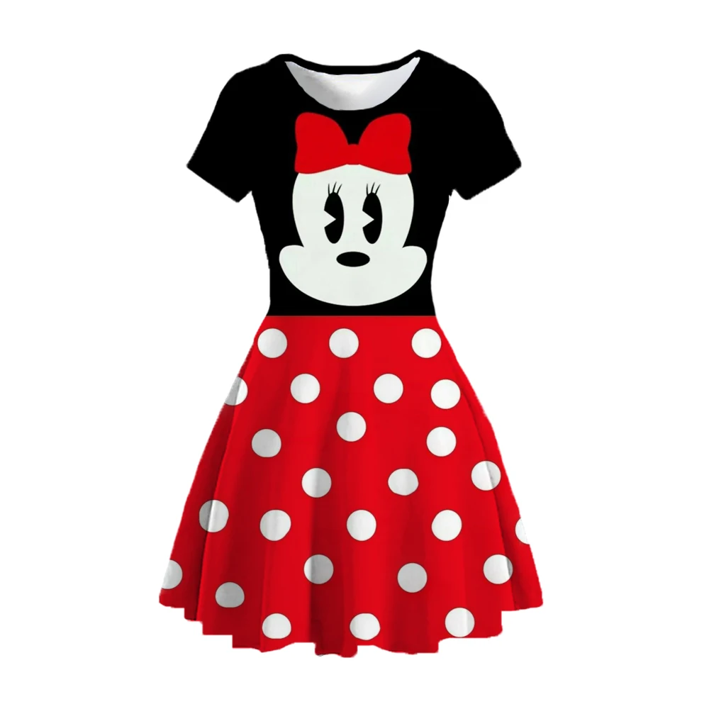 

Детский костюм принцессы с бантом и Минни для девочек