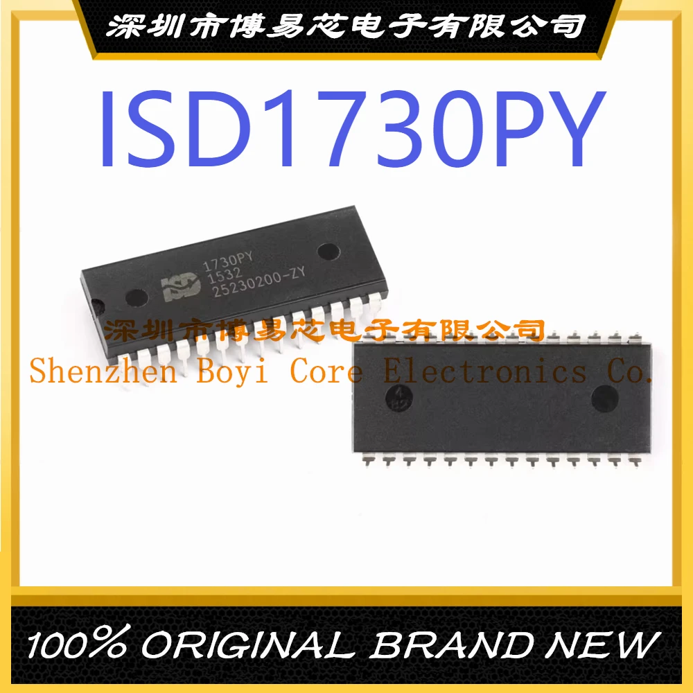 ISD1730PY Brand new original stock DIP-28 ISD voice recording and playback circuit chip-can be purchased directly