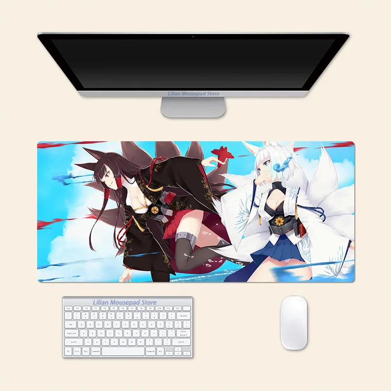Akagi Azur Lane аниме большой коврик для мыши PlayMat офисный игровой креативный