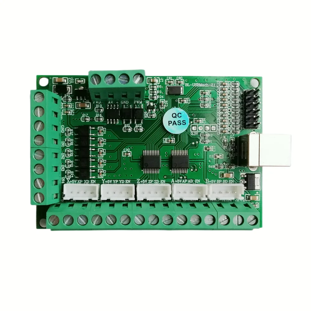 Интерфейсная плата Mach3 USB ЧПУ 5-осевая для отключения управления движением cnc