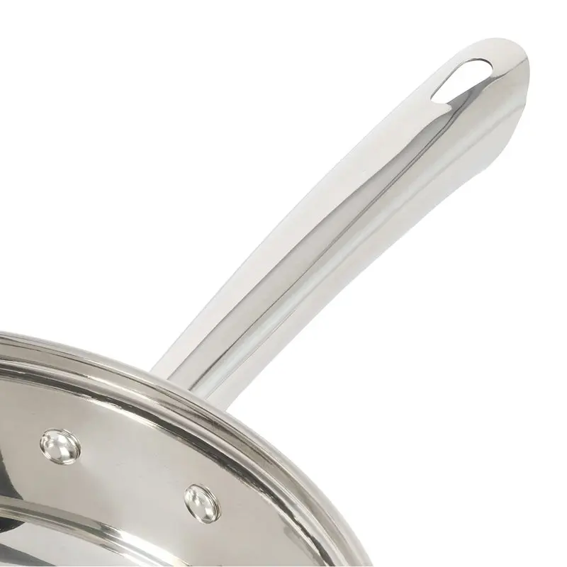 

Piece Stainless Steel Aluminum Base Cookware Set