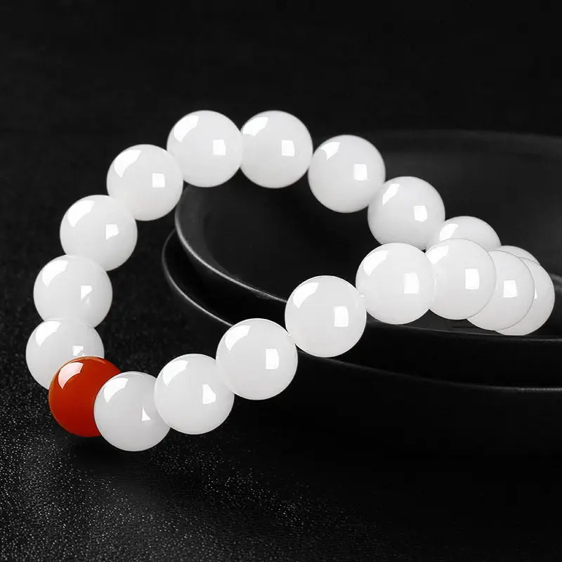 Новинка Модный женский браслет белая цепочка на запястье для йоги из