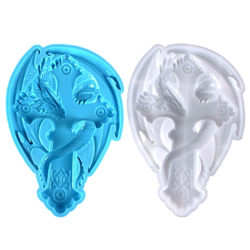 

Глянцевая силиконовая Птерозавр, настенная стереоформа на День святого Валентина, украшения «сделай сам», подвесные формы для рукоделия из...