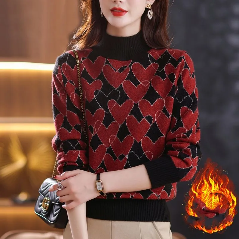 Женский пуловер в стиле пэчворк модные облегающие офисные вязаные топы с