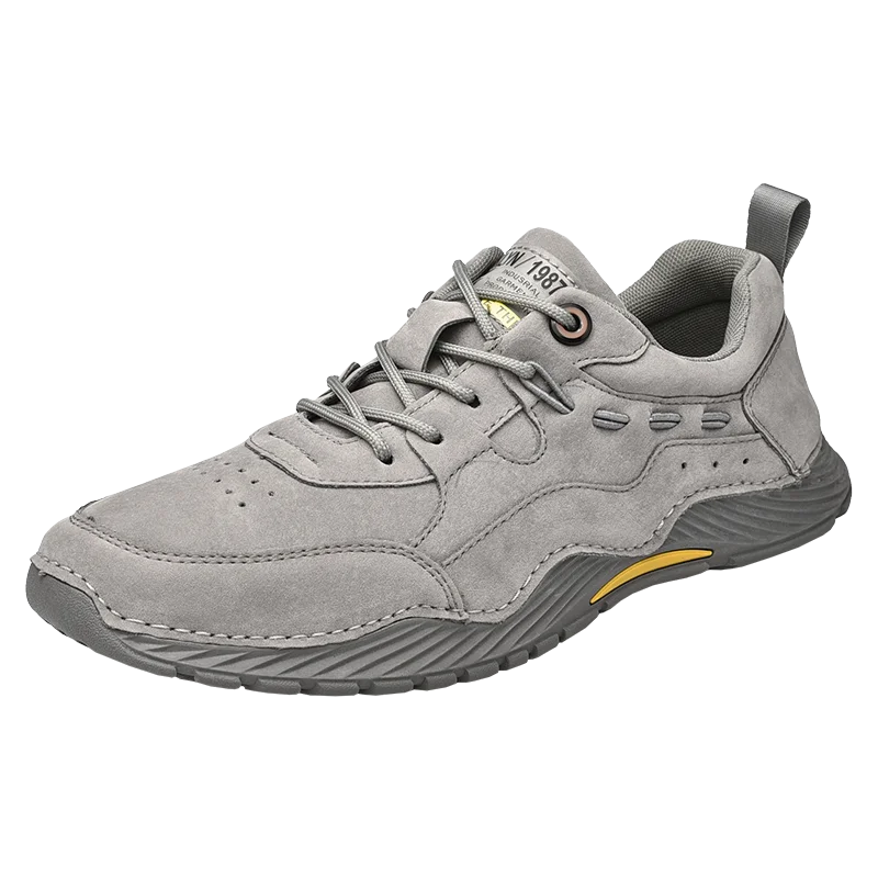 

Новая модель модной мужской повседневной удобной мягкой обуви DAFENP ручной работы, Повседневная универсальная модная обувь 38-46