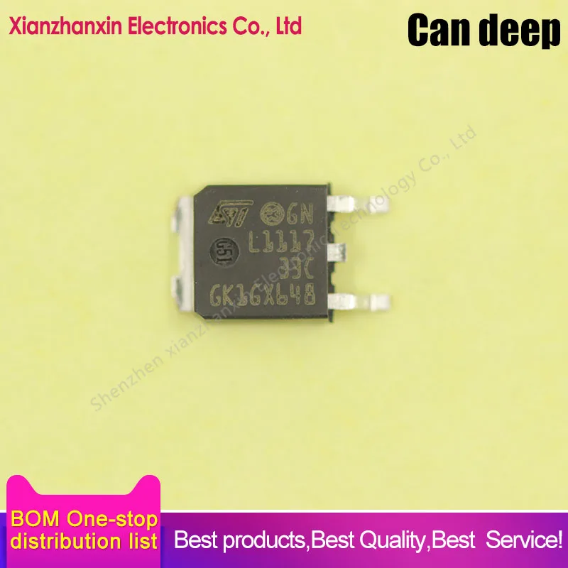 10 шт./лот LD1117DT33TR LD1117 3 V TO-252 &quotлинейный регулятор напряжения IC chips - купить по