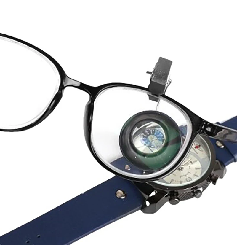 1 шт. портативный окуляр 5X 10X 20X лупа для очков клипса глаз увеличительная линза