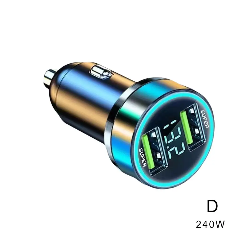 

Супер быстрая зарядка Автомобильное зарядное устройство 66 Вт Автомобильное зарядное устройство с металлическим экраном Автомобильное зарядное устройство Автомобильный адаптер