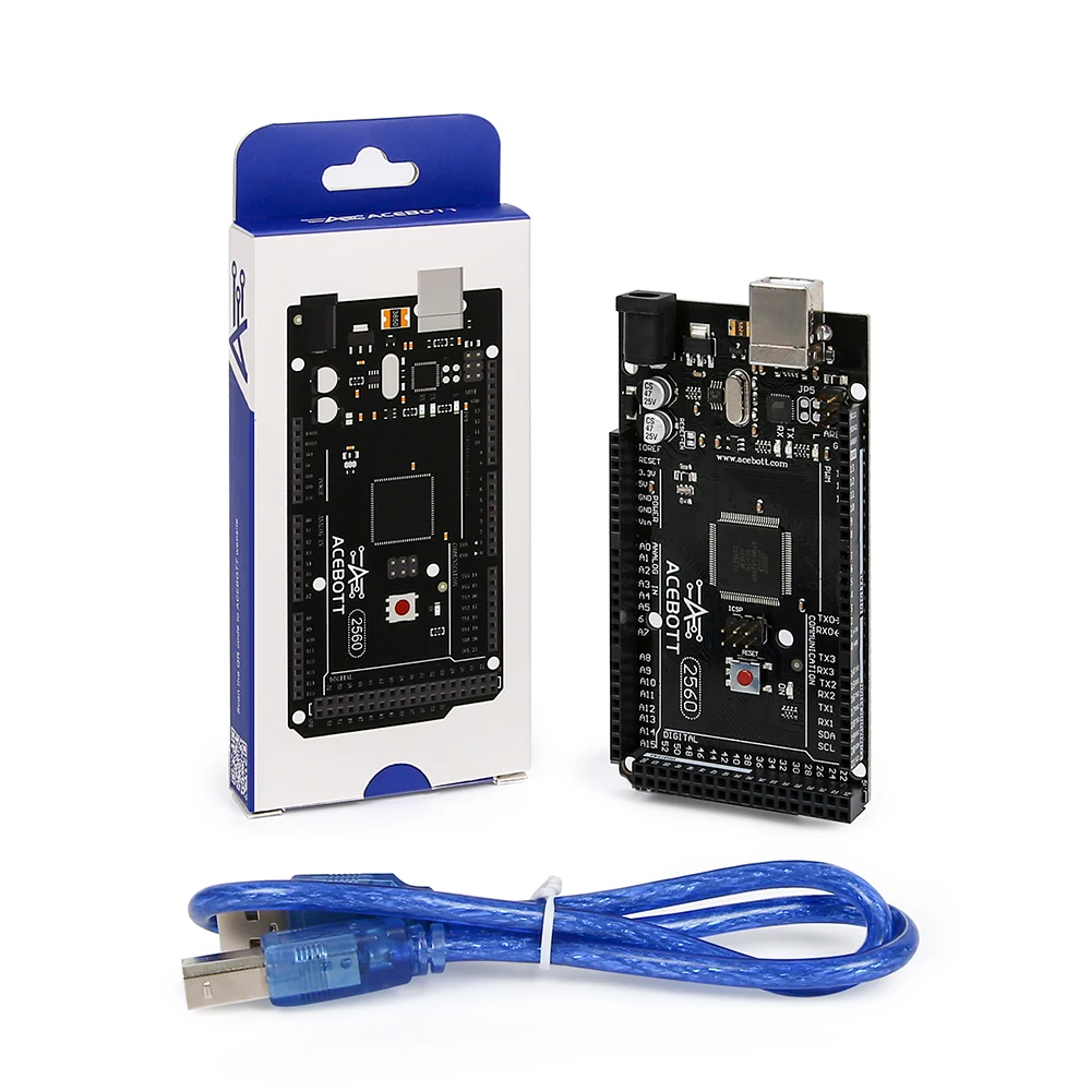 Фото Плата разработки ACEBOTT Mega 2560 R3 Atmega 2560, совместимая с Arduino Mega 2560 №2