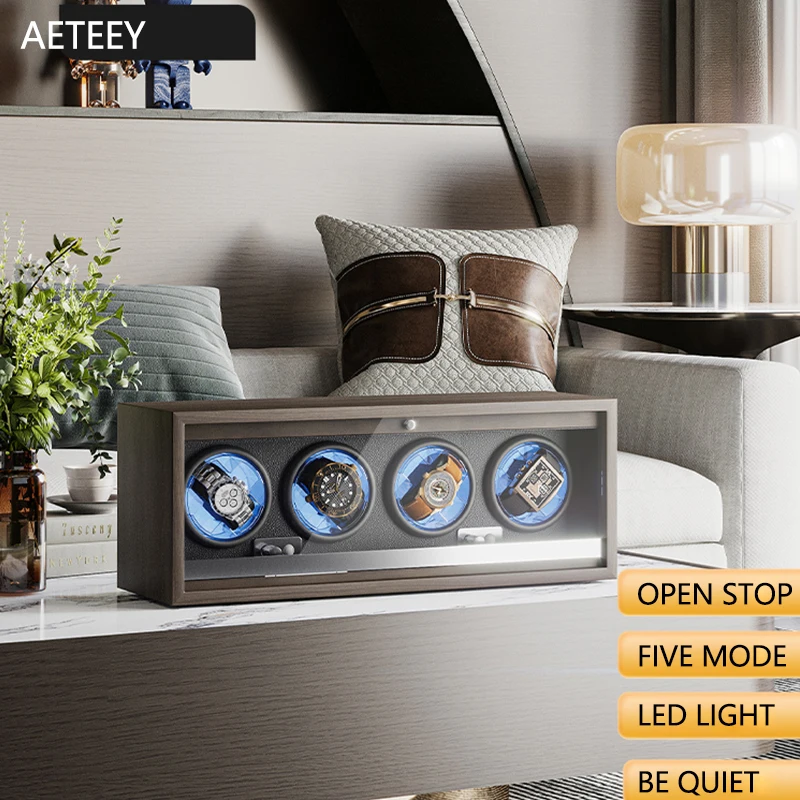 For Rolex High End Automatic Watch Winder Mechanical Watch Rotation Placer Antimagnetic Household Watch Storage Box Watches New