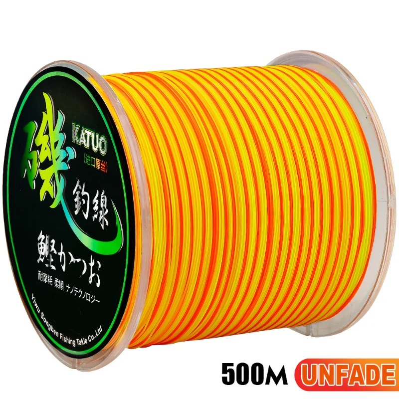 

500m Rock Fishing Line Super Strong Monofilament Nylon Fly Line Rainbow Wire Bionic Invisible Spot Rope Pesca