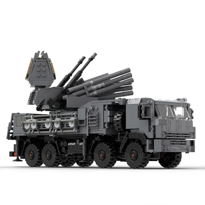 1845 шт. WW2 военные MOC PANTSIR S2 SA-22 система защиты от воздуха модель DIY творческие идеи