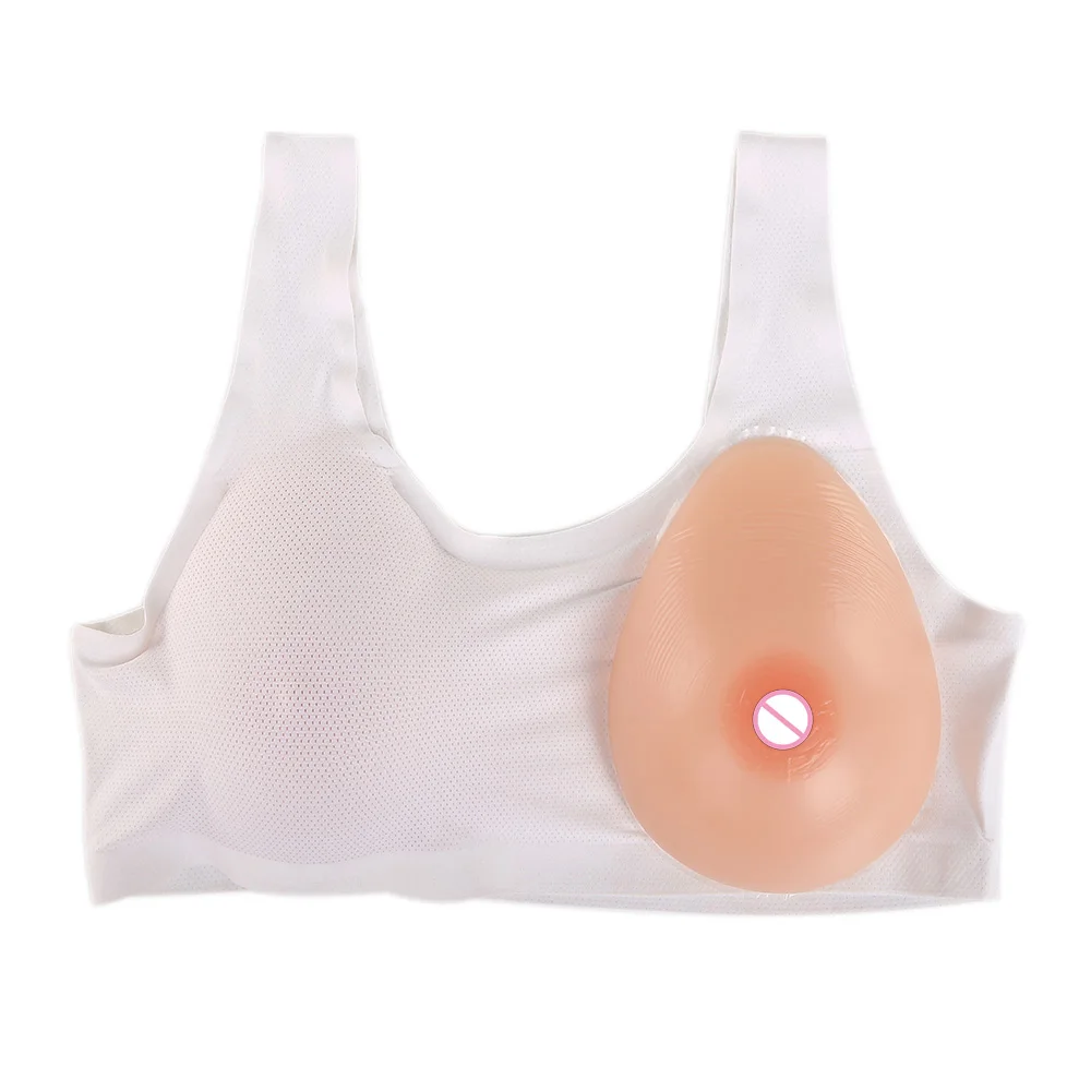 

Pocket Bra with Silicone Breast Fake Froms Mastectomy Bra Cancer Fill Artificial Boobs