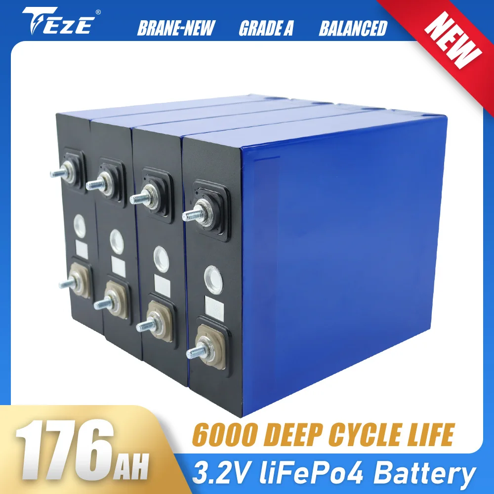 

4-32 шт., литий-железо-фосфатные батарейки, 3,2 в, Ач