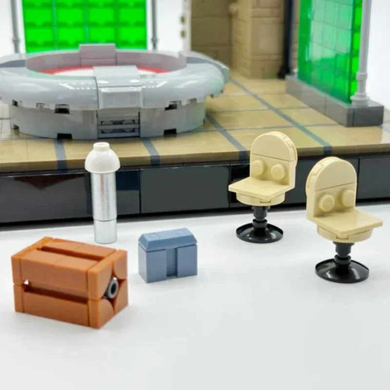Звездная модель фильма Moc строительные кирпичи база для посланий стратегический