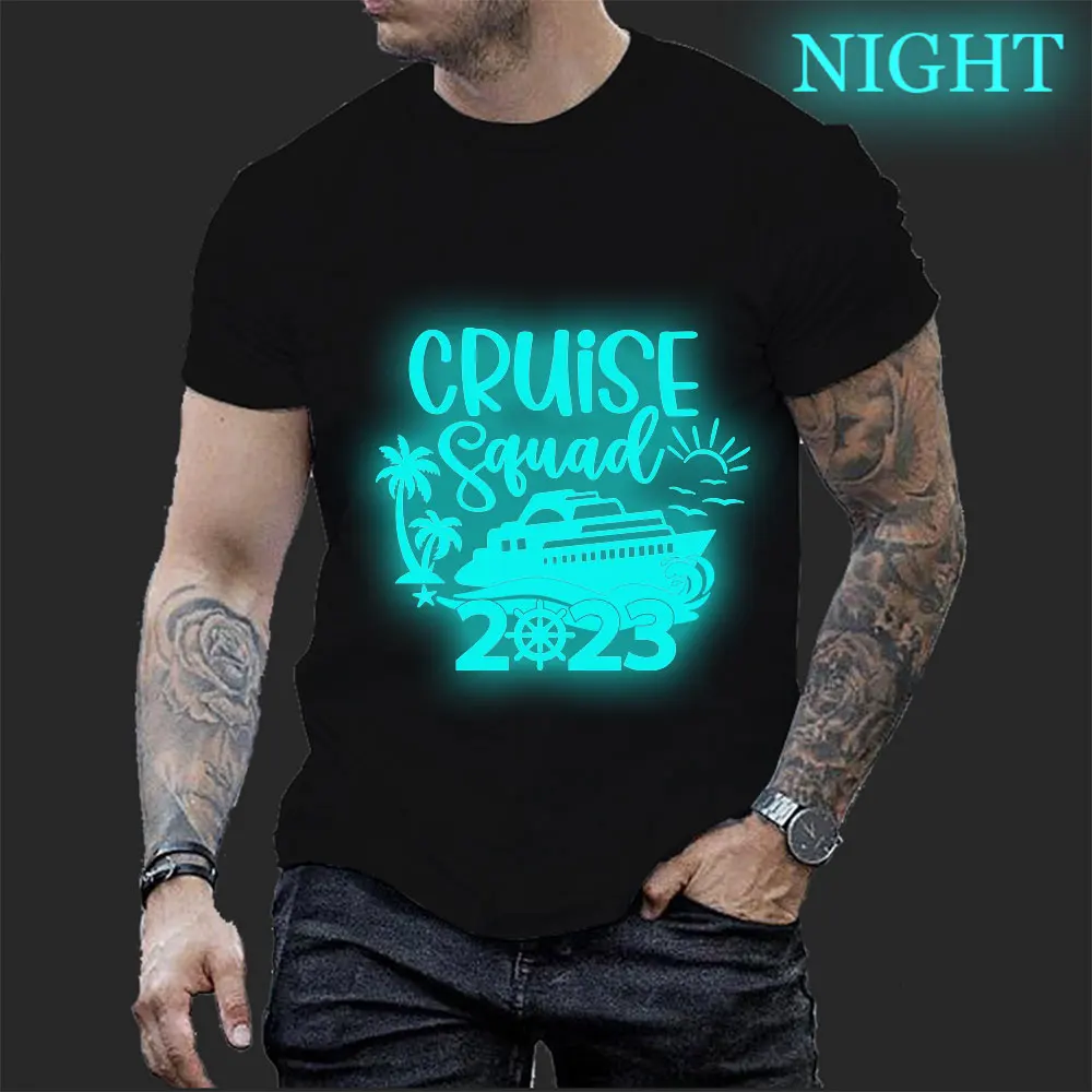 

Men Tee Shirt Cruise Squad 2023 Travel T-shirt Shirt Unisex Clothes Summer Women Kids T Shirt Tees Tops Cruise Tribe Family Trip