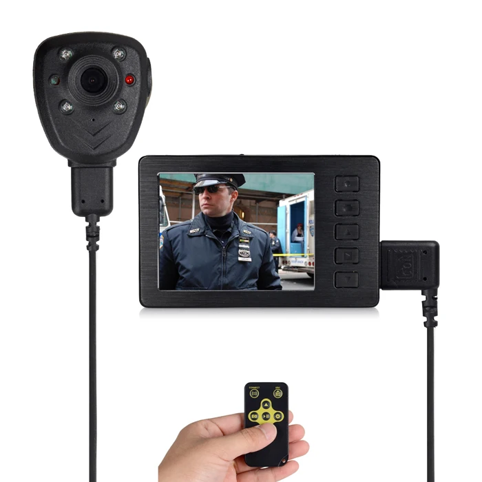 

2,7 дюймовый FHD 1080P WDR с функцией ночного видения RCA видеовыход, портативный видеорегистратор для полицейских камер, записывающее устройство д...