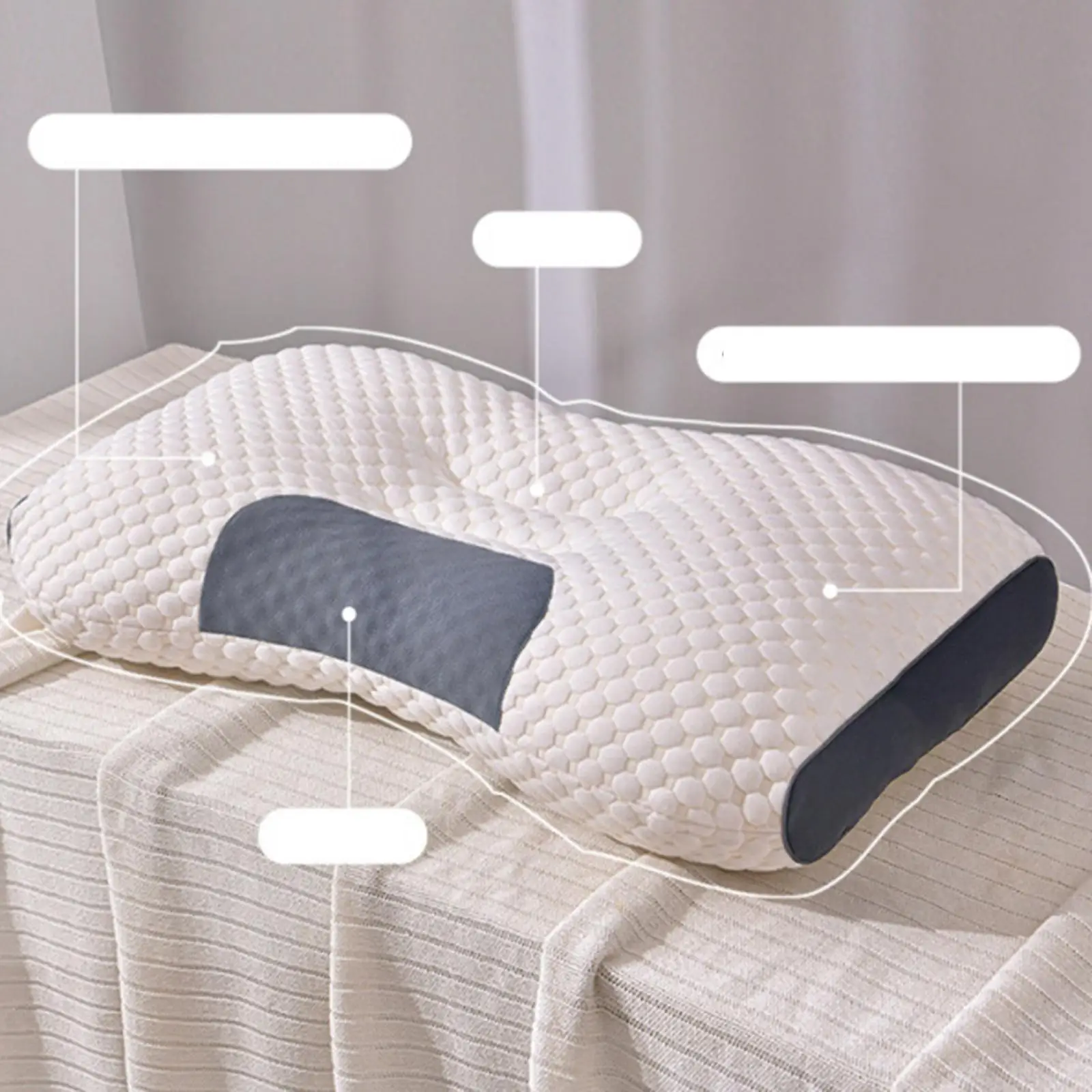 Подушка для шеи мягкая защита постельное белье подушка кровати сна домашнего