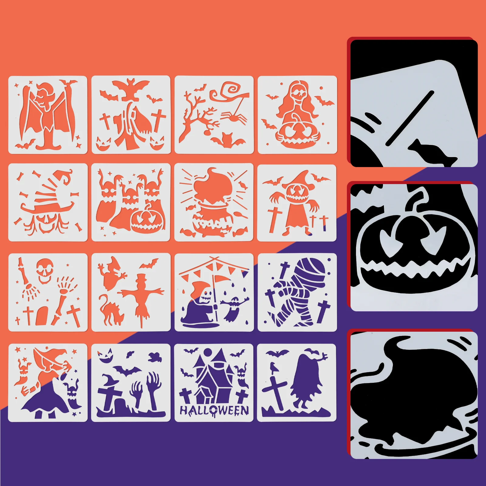 

32 шт., многоразовые трафареты для рисования