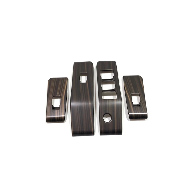 

Аксессуары для интерьера автомобиля Toyota Highlander с текстурой древесины 2021 2022, панель переключения передач, держатель стакана для воды, декоративная наклейка, крышка