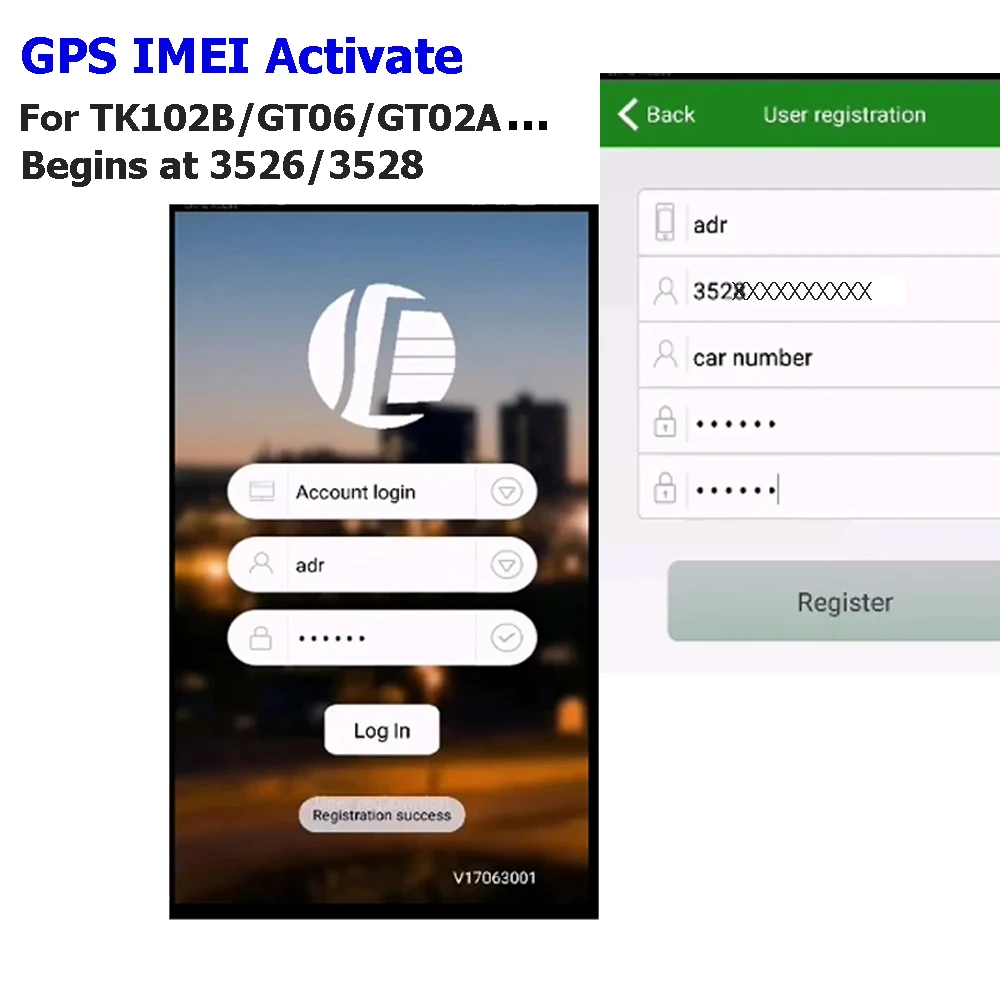 Для DA GPS трекер IMEI активация 11 лет жизни для GT02 GT06 TK200 TK210 TK206 TK800 работа с gps 110.org