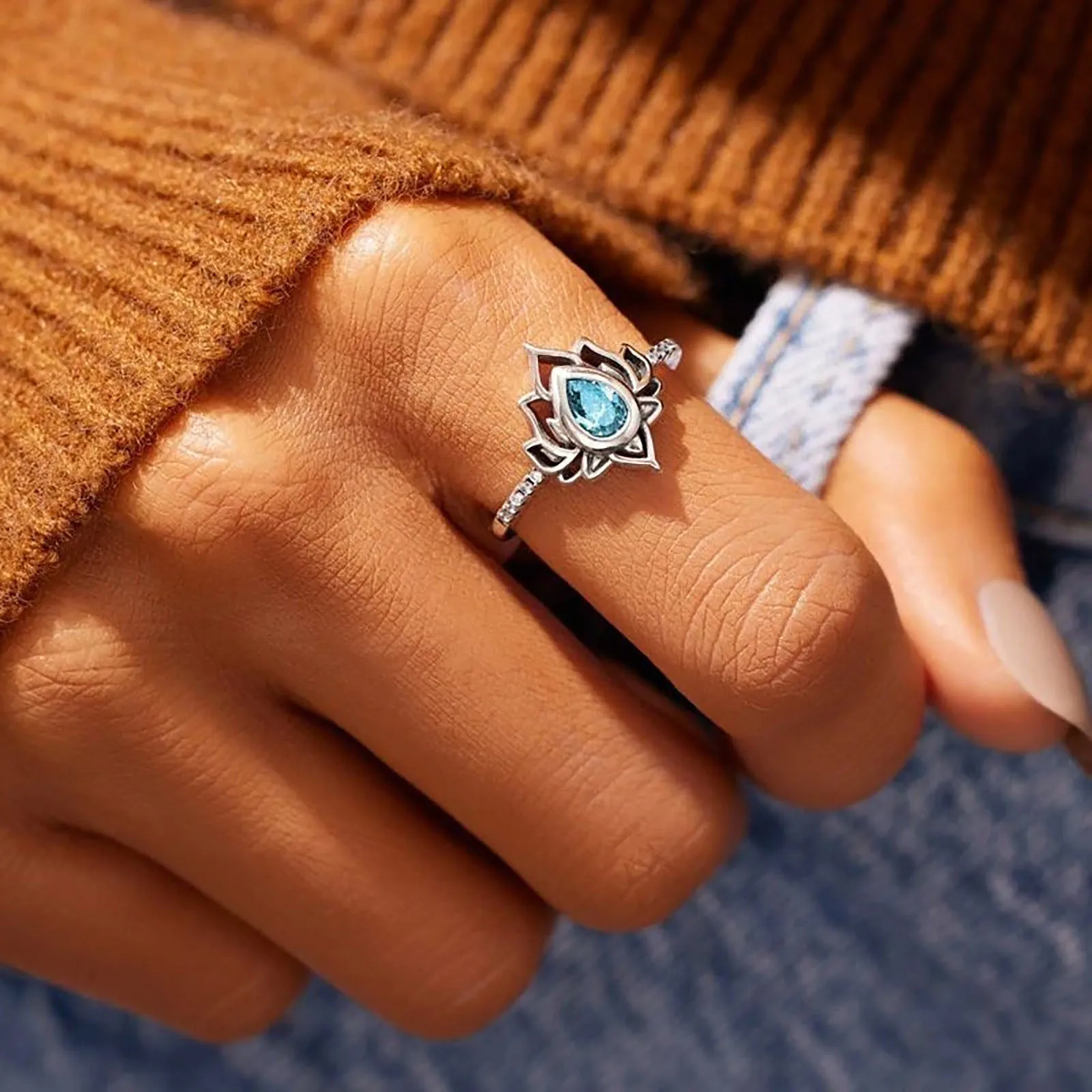 

With Zircon For Lover Valentine's Tail Ring Female Day S925 Ring Ring Pinky Wedding Resin Rings for Teen Girls