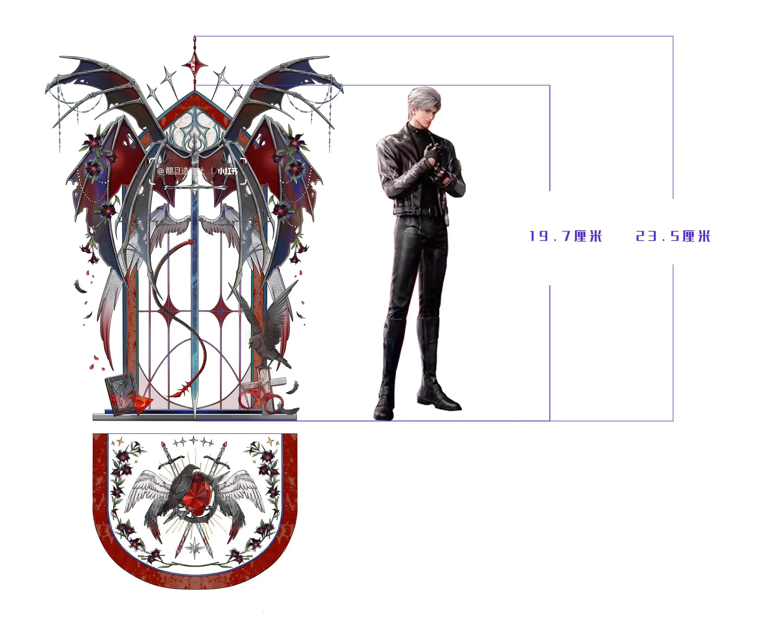 Аниме Любовь и глубокое пространство сильус акриловый великолепный двойной