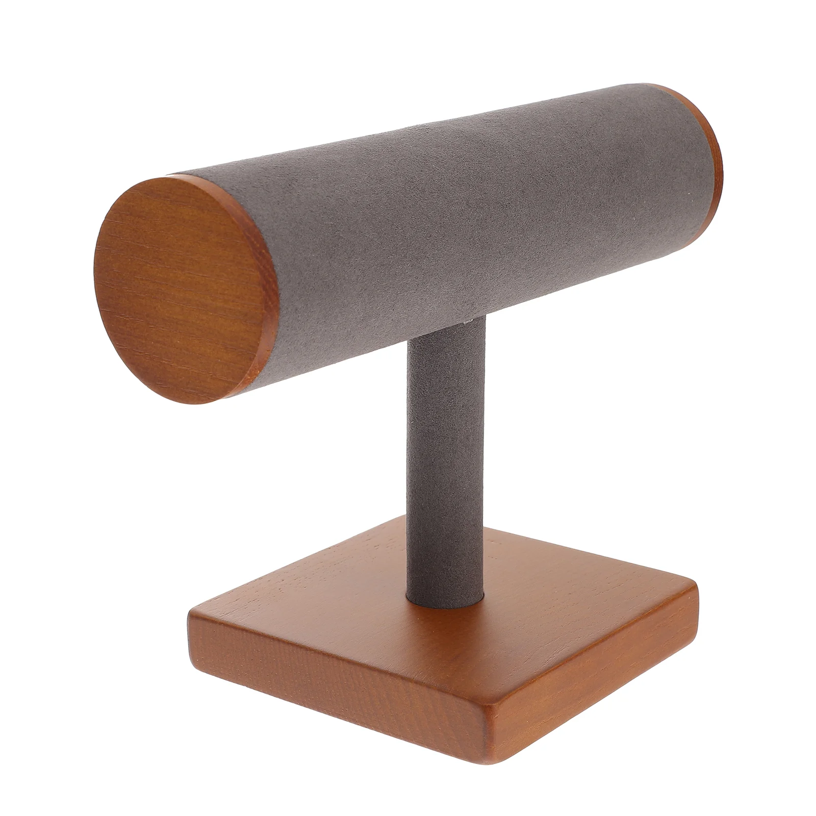 

Watch Display Stand Mens Wooden Bracelet Holder Rack Necklace Solid Man Organizer