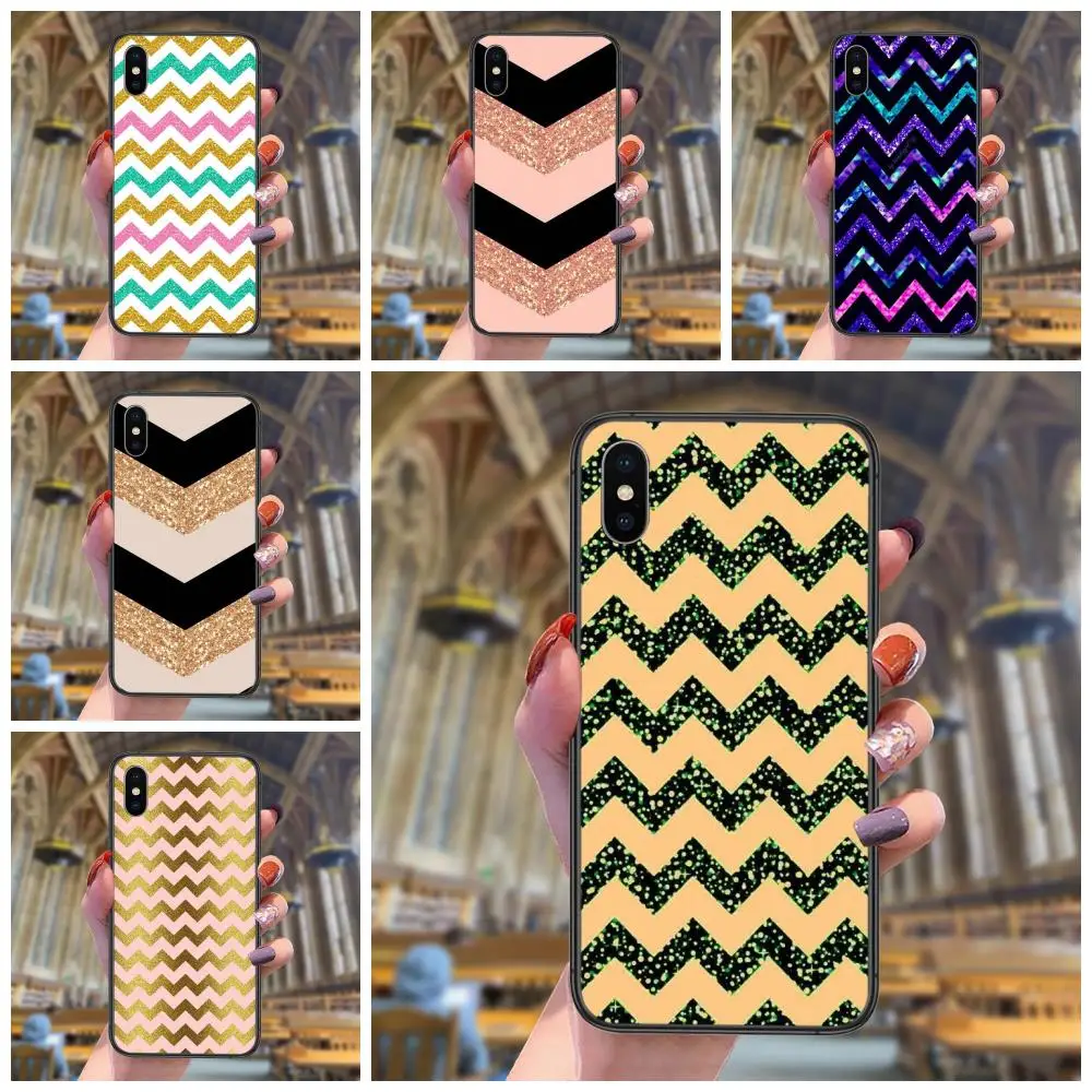 Самый дешевый Розовый Блестящий шеврон для Huawei Honor 50 20 20e 20I 20S 9 9A 9c 9I 9N 9S 9X 10 10I 10X Lite