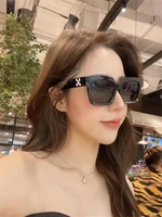 2022 new korean version square frame hip hop sunglasses men and women trend net red glasses fashion selfie sunglasses