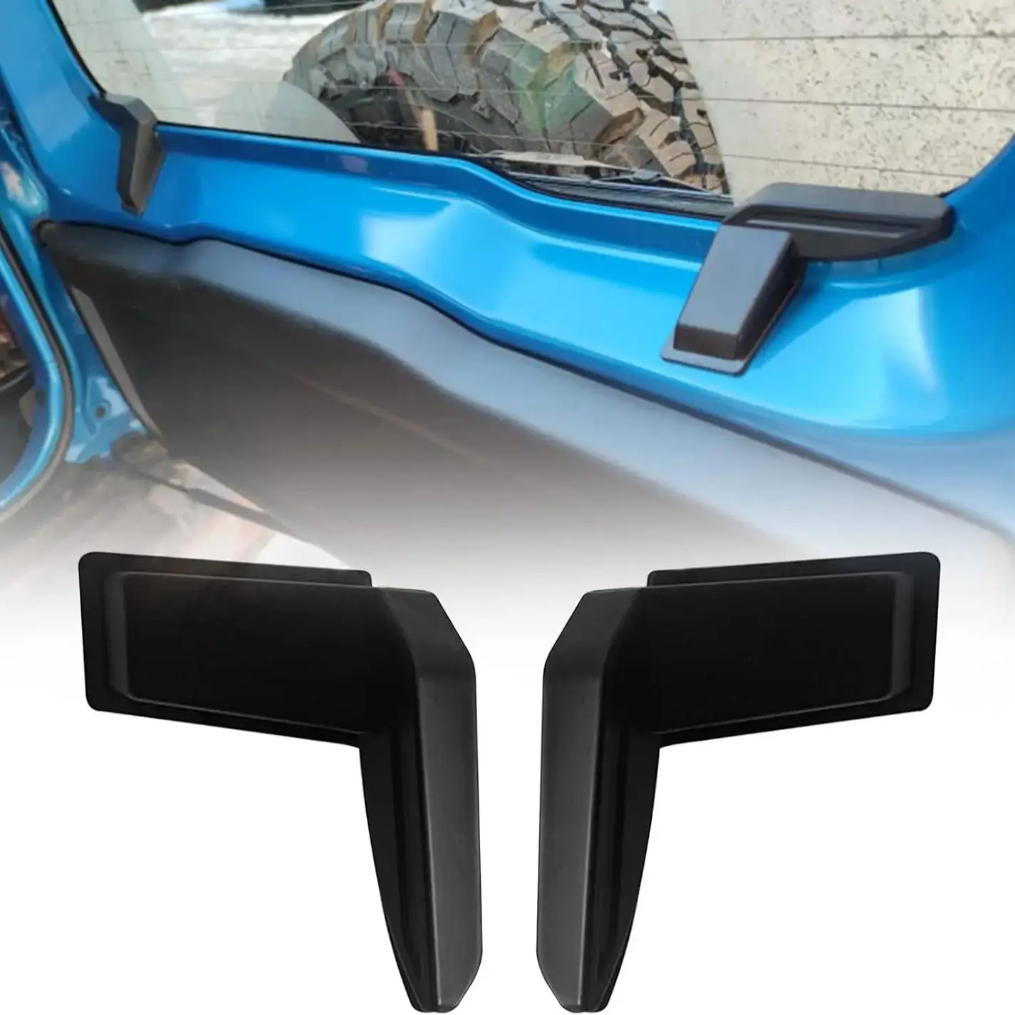 

Для Suzuki Jimny 2019 2020 2021 2022 2023 2024 + JB64 JB74 Защитная крышка нагрева провода заднего лобового стекла, черные аксессуары