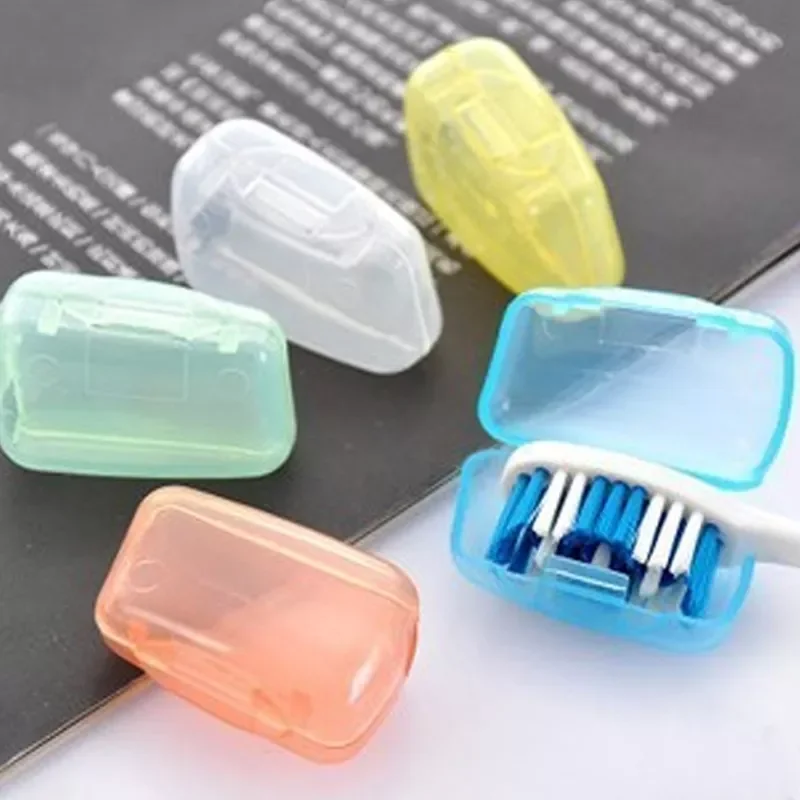 

5Pcs/set Portable Toothbrush Cover Holder Travel Hiking Camping Brush Cap Case YKS Health Germproof Toothbrushes Protector