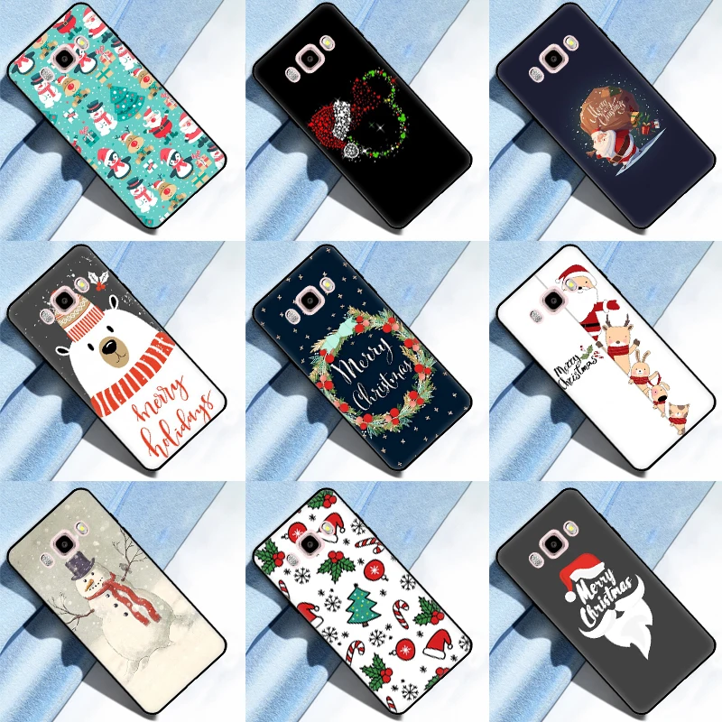 Рождественский чехол для Samsung Galaxy J4 J6 Plus A6 A7 A8 A9 J8 2018 J7 J3 J5 2017 J1 A3 A5 2016