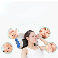 cervical spine massage pillow home full body kneading electric pillow massager multifunctional red light heating cervical pillow