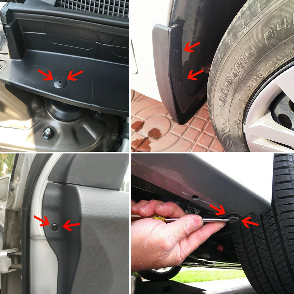 190 шт. универсальные автомобильные крепежные заклепки пластиковые 6 размеров