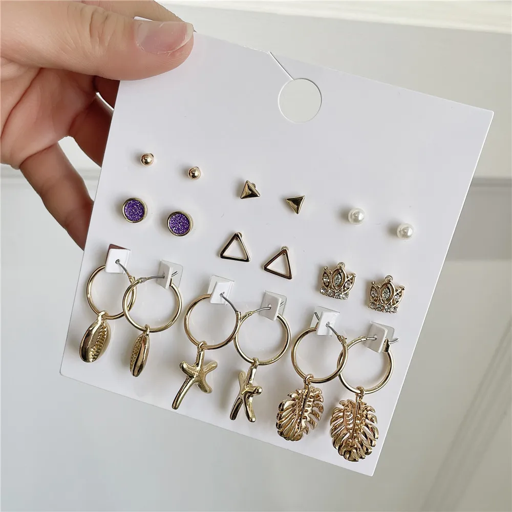 Модная простая креативная Высококачественная Геометрическая Звезда в Корейском