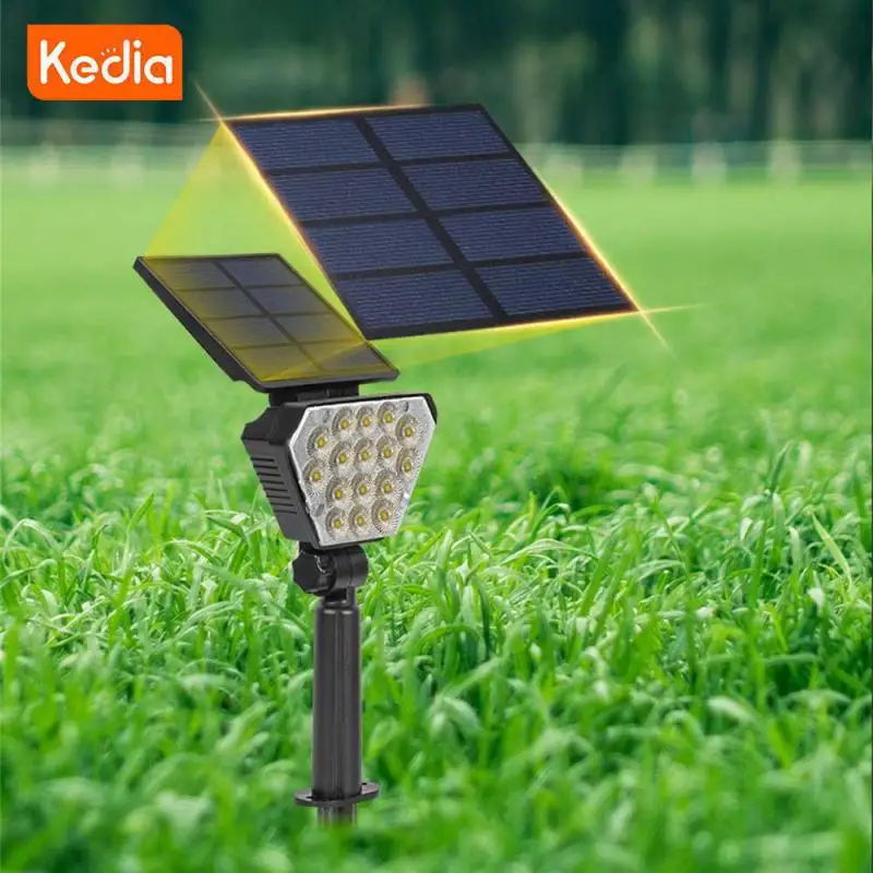 

Солнечный Прожектор дальнего радиуса действия, светодиодный светильник на солнечной батарее для газона, освещение для сада, складной водонепроницаемый точечный светильник для внутреннего дворика