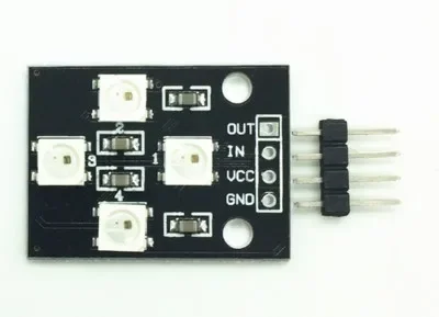 Электронный строительный блок 4 бит WS2812B серийный 5050 полный цвет строевой модуль