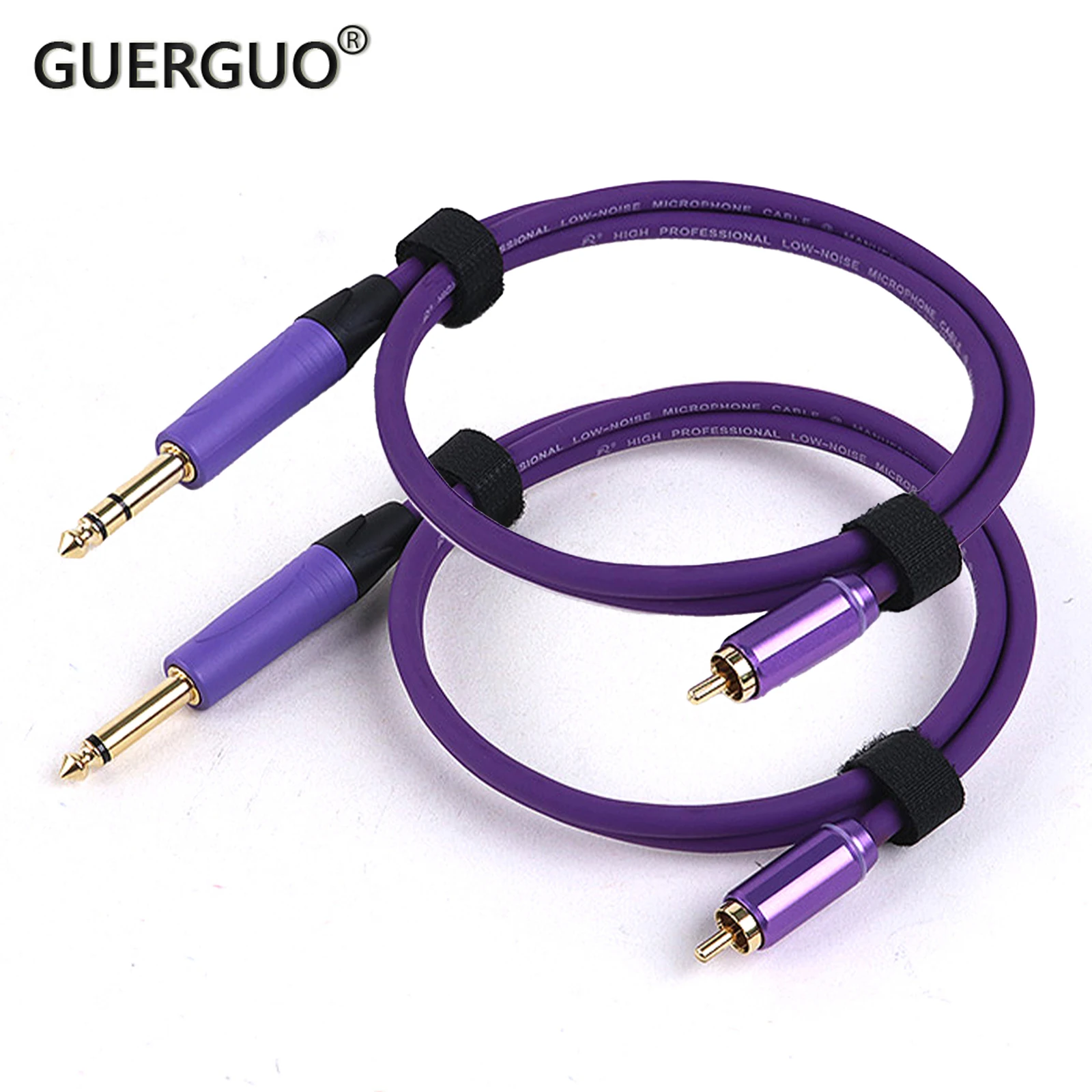 Аудиокабель-адаптер RCA до 6 35 мм стерео/монокабель 1/4 дюйма TS/TRS к