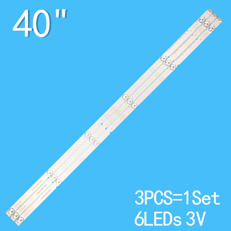 

3PCS 777mm 6qLED backlight strip for LC-40LE280X LC-40LE380X LC-40LE185M LC-40LE280L RUNTKB473WJZZ LBM400E0601-CM-5(0)