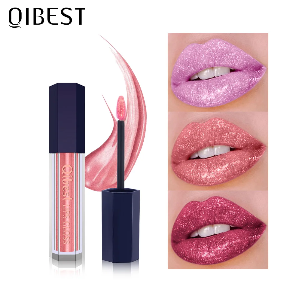 

Polarized Glitter Lip Gloss Long-lasting Mermaid Glitter Liquid Lipstick Waterproof Moisturize Jelly Luminous Lipgloss Makeup