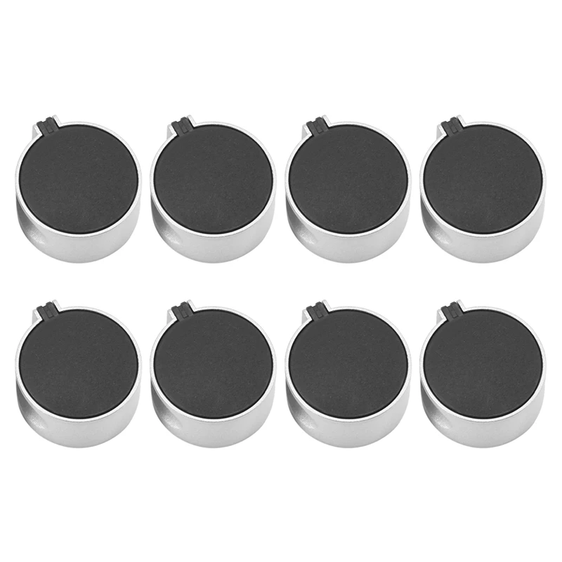 6Pcs Stove Knobs Replacement 8 Mm D Shaft Control Switch Knobs For Cooker Oven Gas Hob Switches Adapters