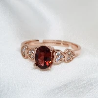 meibapj 46mm gemstone simple ring for women real 925 sterling silver fine jewelry