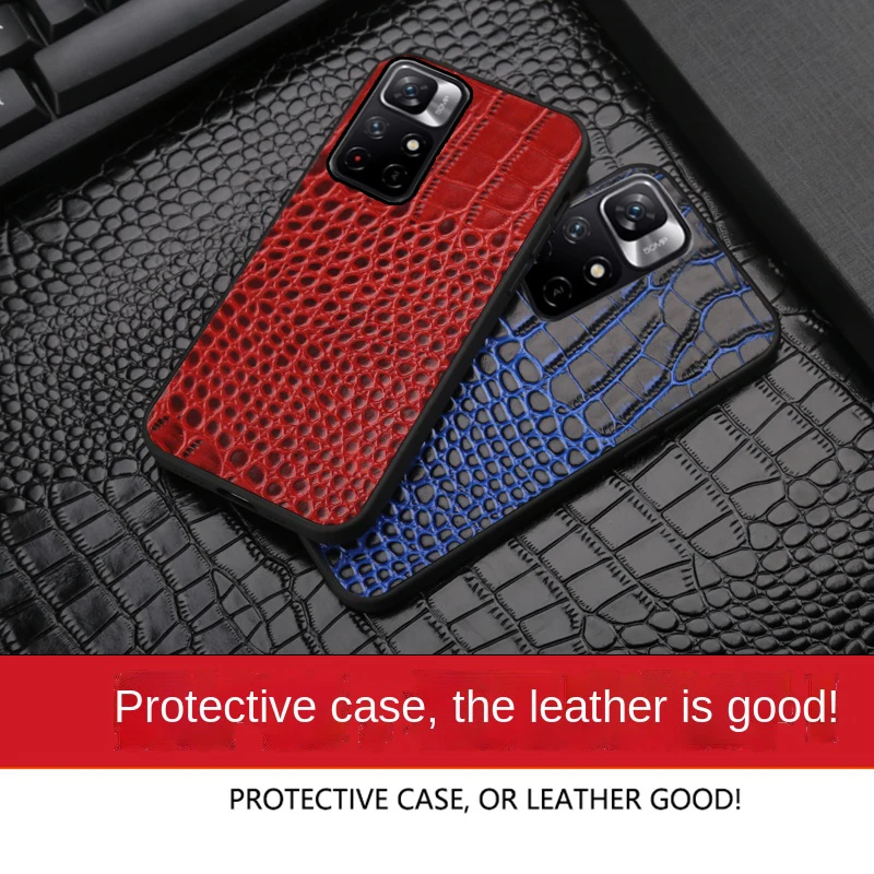 

For Xiaomi Poco M4 m3 K40 Pro 11T Pro Poco X3 GT Case Leather cowhide crocodile martphone case For Poco X3pro Max4 case