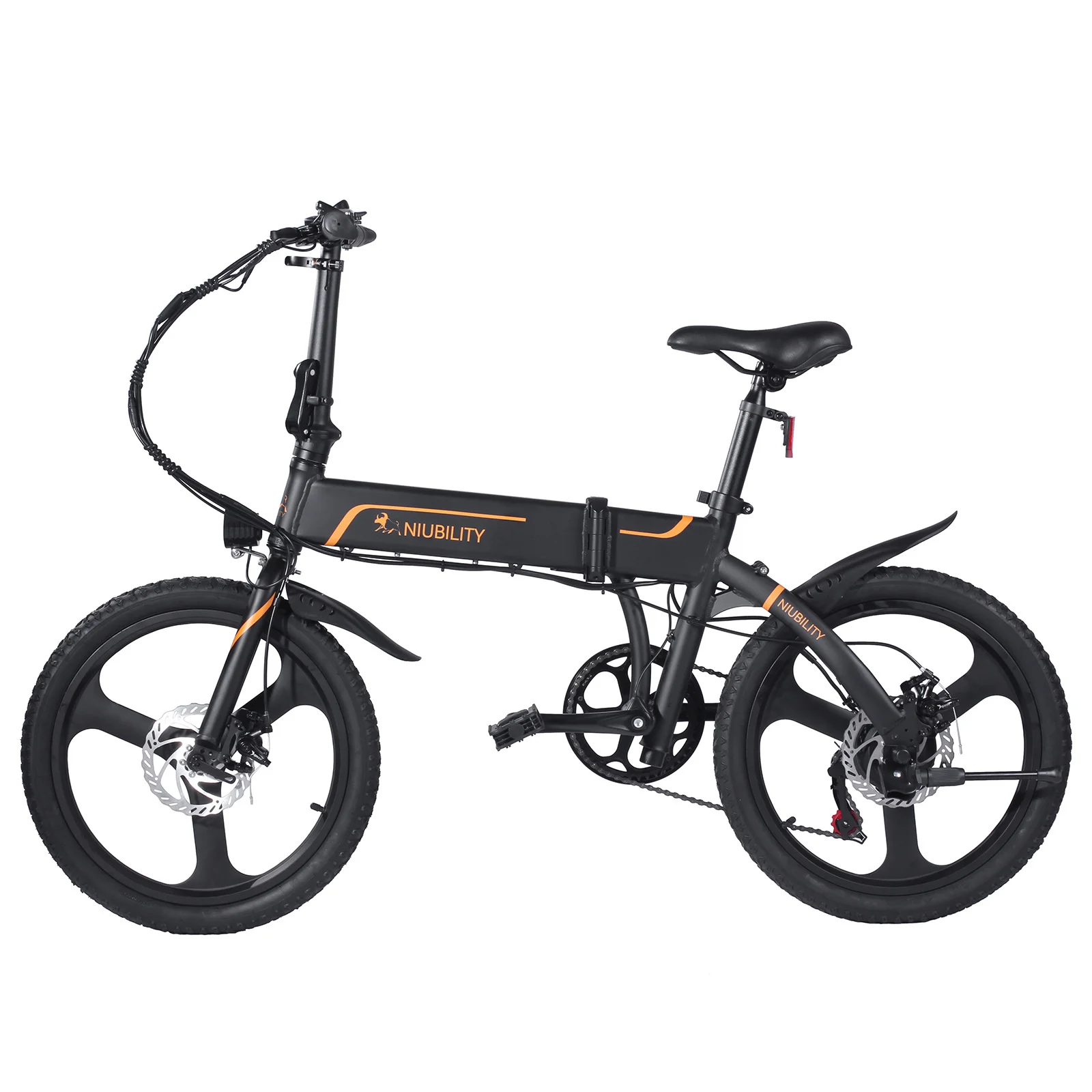 

Warehouse ue 36 v10.4ah battery 350W motor power NIUBILITY B20 electric bicycle folding fat waterproof electric bike for adults