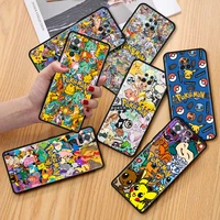 funda case for xiaomi redmi note 11 10 9 pro k40 10s 9s 9a 9c 9t 8 8t 7 luxury silicone bumper phone cover cool anime pokemon