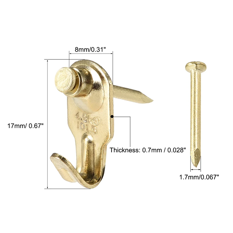 

UXCELL Вешалки для картин 10/25/50 шт