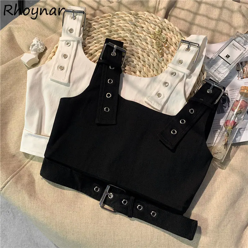 

Майки женские в стиле пэчворк, модная крутая уличная одежда для девушек, популярный пикантный укороченный топ в Корейском стиле, универсаль...