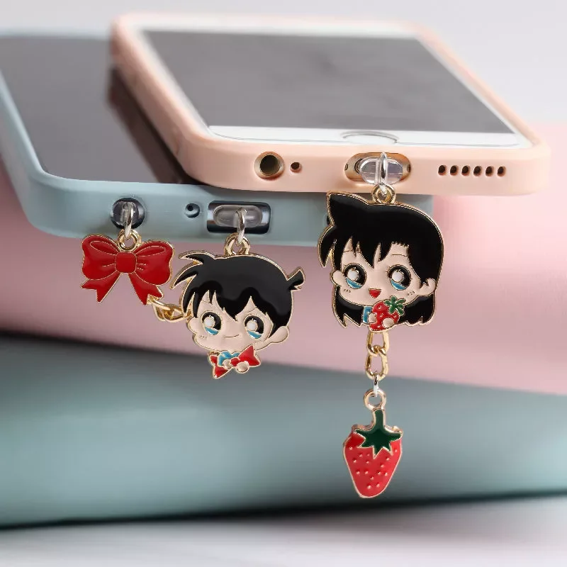 

Anti Dust Plug Phone Charm Cute Type C Charging Port Dust Plugs Kawaii Fashion 3.5mm Earphone Jack Plug For iPhone 7 X XR